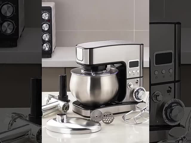 5L Capacity Automatic Dough Kneader 1000W 220-240V Stainless Steel Bread Dough Making Machine