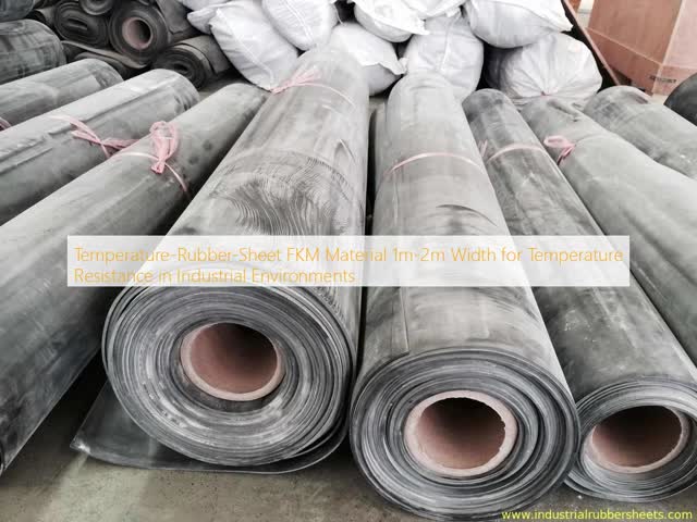 High Temperature FKM Rubber Sheet Reinforced with 1PLY Glassfiber or Aramid Fabric for Industrial Applications with 0.5mm-10mm Thickness and Tear Strength ≥25N/mm