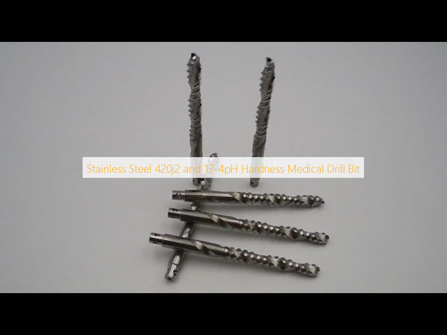 Stainless Steel 420j2 17-4pH Medical Drill Bit HRC 40-48 Hardness