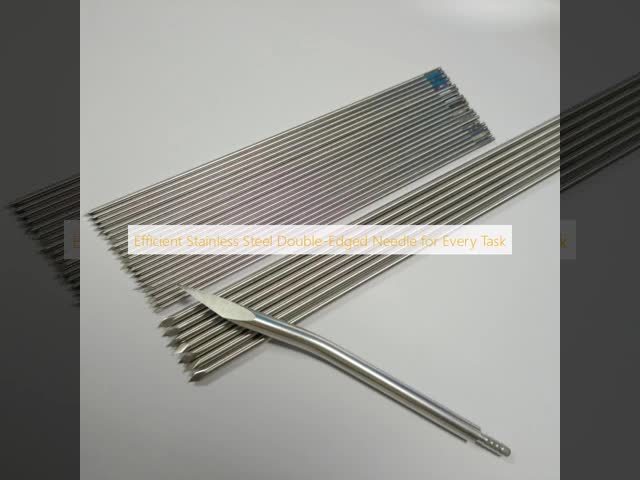 Efficient Stainless Steel Double-Edged Needle for Every Task