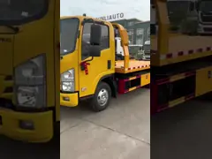 ISUZU KV100 4X2 Flatbed Rollback Towing Wrecker Tow Truck