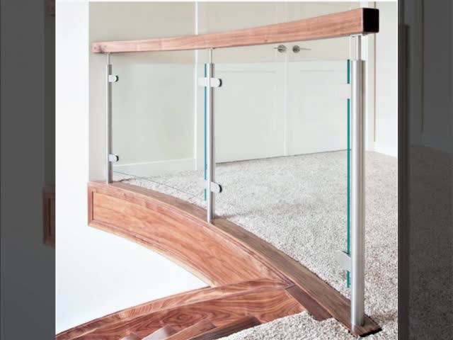 Custom Stainless Steel Glass Handrail for Indoor Outdoor Use