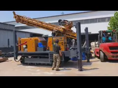 Pneumatic ST1000 type water well drilling rig with fast drilling speed