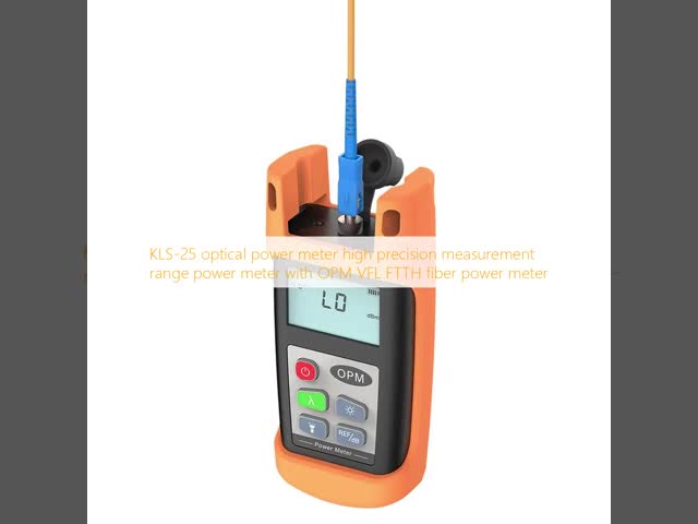 KLS-25 optical power meter high precision measurement range power meter with OPM VFL FTTH fiber power meter