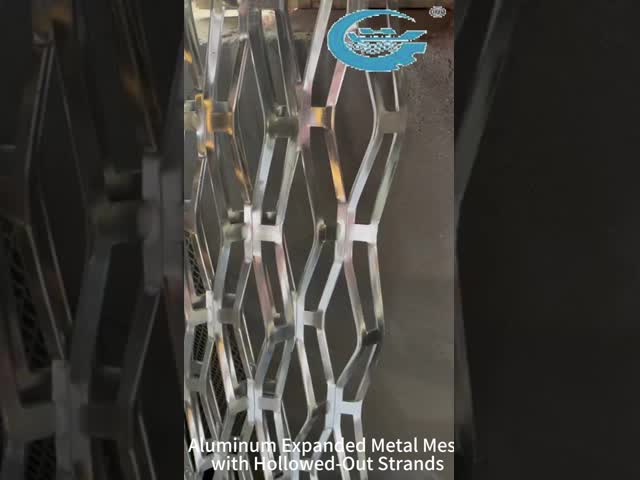 ISO 9001 ASTM E2016 Decorative Aluminum Expanded Wire Mesh for Ventilation and Custom Applications