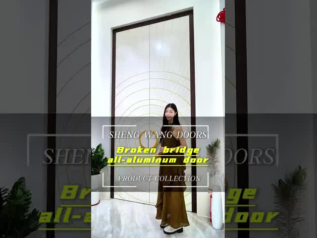 Aluminium Sliding Glass Doors With Silver Color And Stainless Steel Handle For A Stylish Look