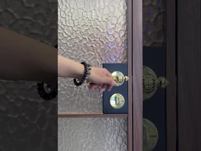 Single Layer Tempered Glass Kitchen Or Washroom Casement Glass Door Slim Frame
