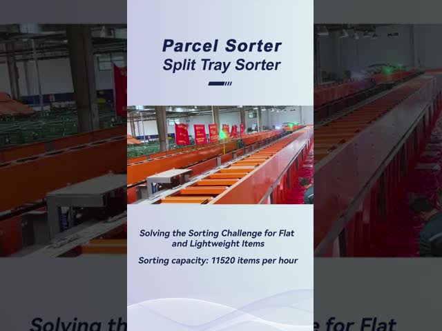 Irregularly Shaped Items Tilt Tray Sorter Optimized Sorting Speed