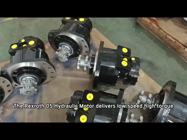 Versatile Poclain Radial Piston Motor 2343-3490 N.m Torque 0-150 R/min Speed for Various Applications