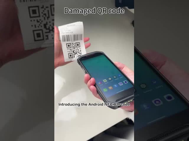 Food Delivery Handheld Terminal IP66 Handheld Pda Barcode Scanner Lightweight