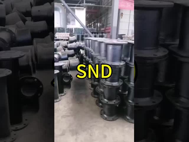 DI Flange Elbows Used In Water Supply Drainage Industrial Fluid Transportation