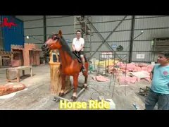 China Money Making Animatronic Rides , Realistic Dino Ride with Alive Roaring Sound supplier
