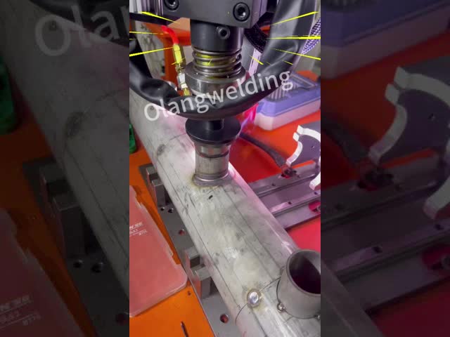 Welding equipment suitable for various intersecting line products - argon arc automatic welding equipment