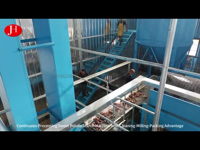 5.5Kw 8r/Min Drum 30t/H Desand Potato Starch Equipment