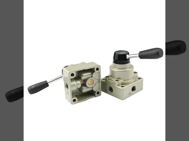 4/2way and 4/3 way Hand Rotary Pneumatic Manual Valve HV200,HV300,HV400,K34R6-08,08D