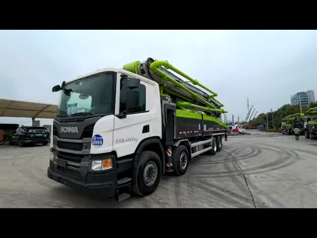 2019 Zoomlion 56 Meter Concrete Pump Truck with 6RZ Boom and 323KW Engine