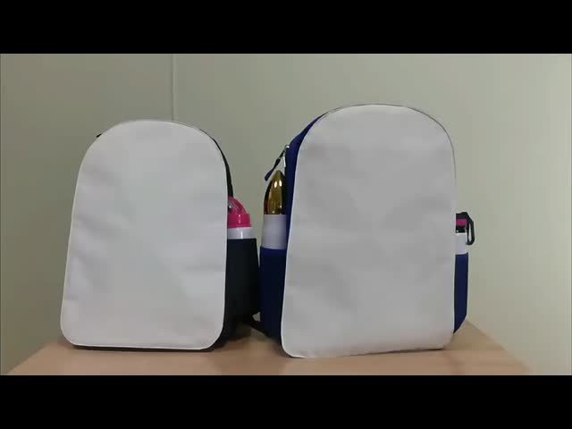 12inch Sublimation Backpack For Kids With Detachable Printing Part Personalized Backpacks With Logo
