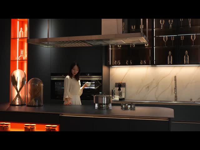 Orange And Blue Mixed Stainless Steel 304 316 Grade Kitchen Cabinets