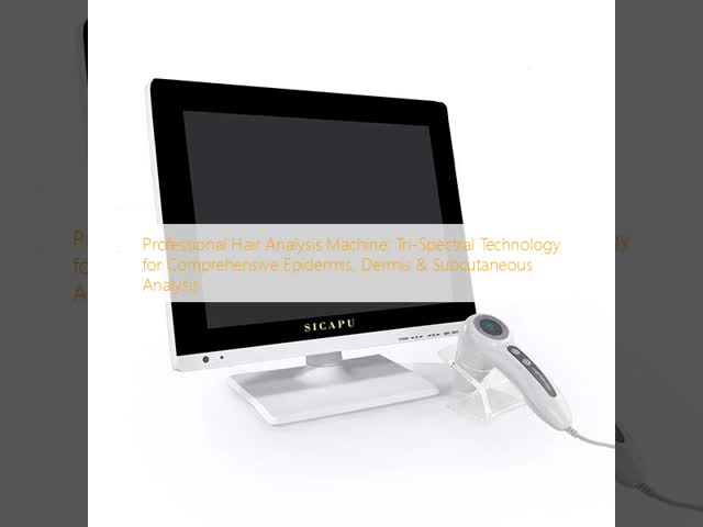 Tri Spectral Technology Hair Analysis Machine For Comprehensive Epidermis Dermis Subcutaneous Analysis