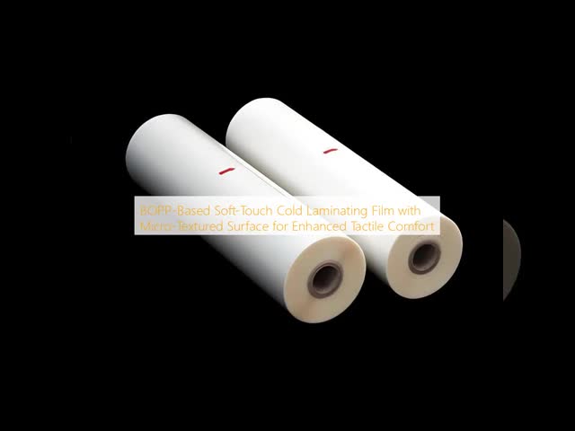BOPP Soft Touch Lamination Film with 10 ~ 20Mpa Roller Pressure and 3 Inch Paper Core for Double Side Protection