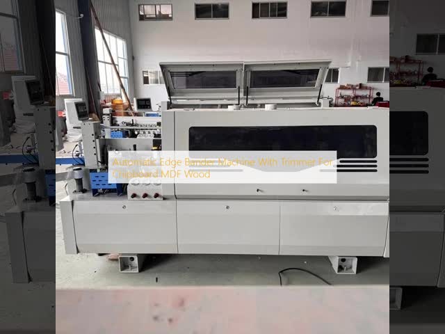 Automatic Edge Bander Machine With Trimmer For Chipboard MDF Wood