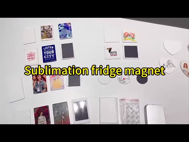 Glass Sublimation Fridge Magnet Blanks Custom Refrigerator Magnets