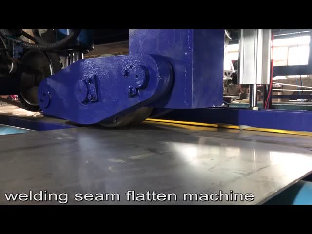 Automatic PLC Weld Planisher For Steel Sheet Tank Shell Surface Longitudinal planishing machine