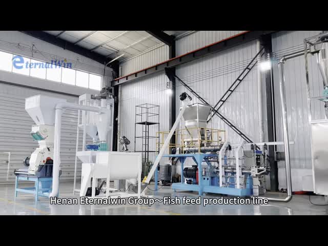 CE Certified 1-2t/h Floating Fish Feed Production Line, Dog Food Extruder
