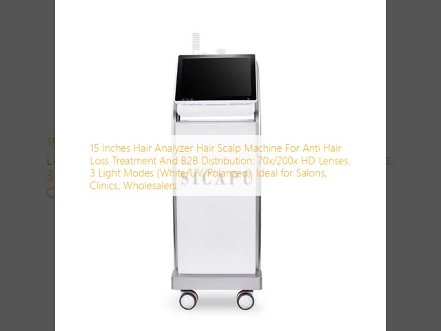 15 Inches Hair Scalp Machine 80W Anti Hair Loss Treatment Hair Analyzer Device