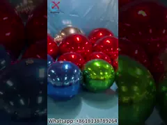 Golden Mirror Ball Inflatable Big Shiny Balls Giant Disco Party Balloon Christmas Event Decor