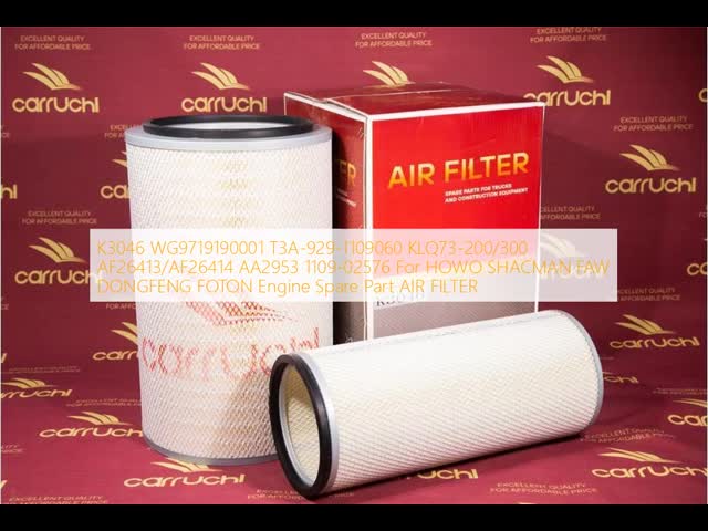 K3046 WG9719190001 T3A-929-1109060 KLQ73-200/300 AF26413/AF26414 AA2953 1109-02576 HOWO SHACMAN FAW DONGFENG FOTON エンジンのスペアパーツのために ビデオ