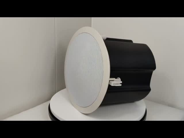 40W Commercial Audio Ceiling Speaker 6 Inch Coaxial Speaker Unit Iron Material Logo Customization