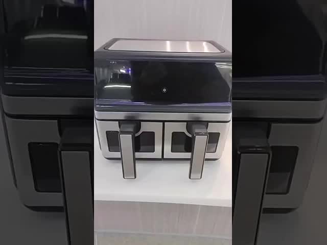 Home Electric Air Fryer Double Visual Intelligent 2000W 8L Capacity Oil Free