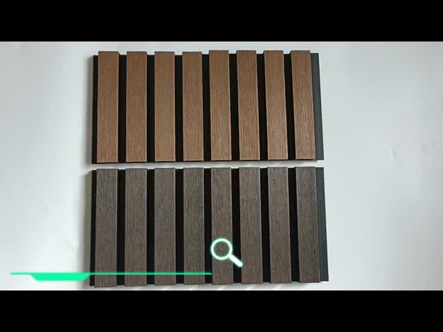 Fluted Wall Panel Cladding Wood Plastic Composite WPC Wall Ceiling Panel Laminated Wood Veneer