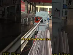 High Output HDPE PE Pipe Extruder Machine | Automatic Water & Drainage Pipe Extrusion Line with PLC Control