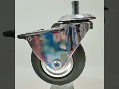 China Modern Style Heavy Duty Durable PU Castor 6 Inch Scaffolding Caster Wheels in Building and Construction Projects supplier