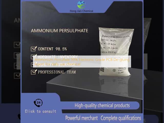 Ammonium Persulfate APS 99% Purity Polymerization Initiator Textile Bleaching Agent Water Treatment Oxidizer
