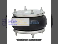 4×Viti M10 Molla pneumatica industriale M/31081 di Norgren 8×1 Serie Soffietti pneumatici in gomma