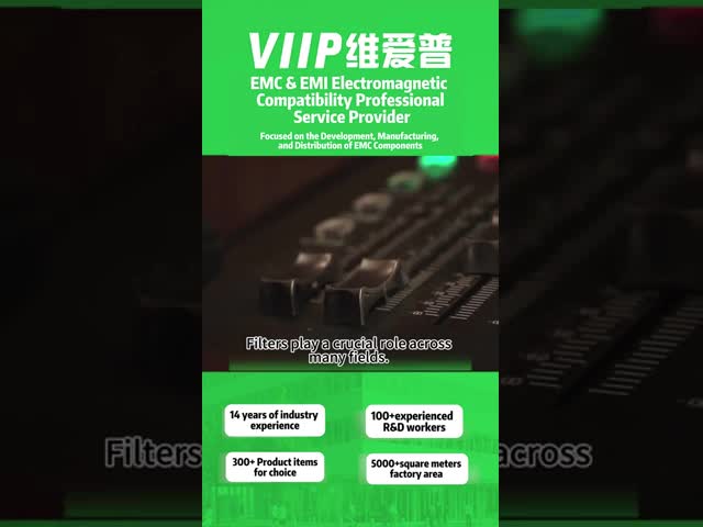 Plastic Case Two Stage EMC EMI Filter For AC Power Supply driver ROHS