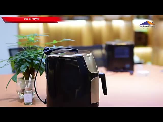 10L Stainless Steel Air Fryer Smart Air Fryer AC220V With Large Visible Window