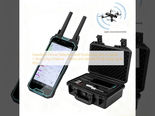 100MHz-6GHz 3km Portable Passive Drone Signal Detection System Night Vision