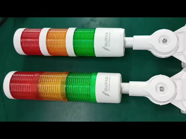 360° Beam Angle RYG Signal Tower Lamp With Buzzer Three Layers Equipment Indicator Lights