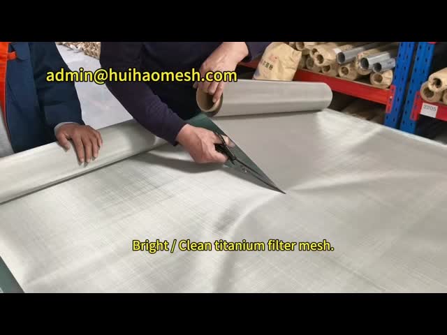 400 Mesh Special Titanium Wire Cloth