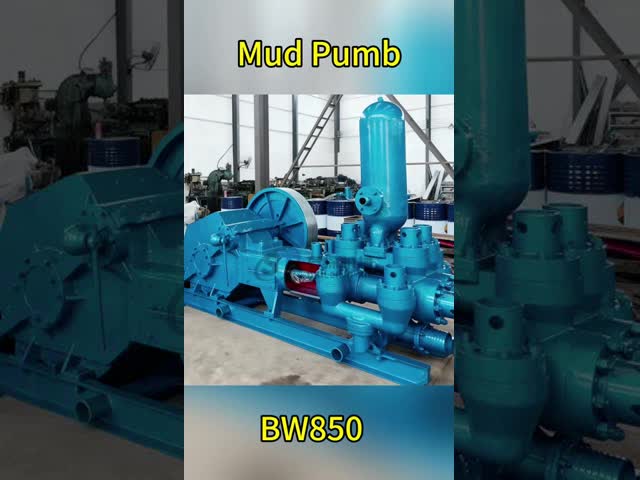 Horizontal Double Cylinder BW 850 Mud Pump With Diesel Engine