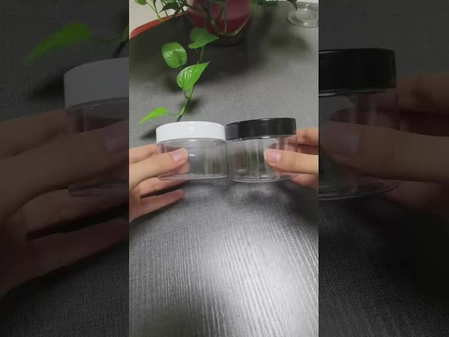 Good Selling Plastic Jar with Screw Lid Pet Jar Bottle with Different Lid Plastic Jars for Cosmetics with Discount