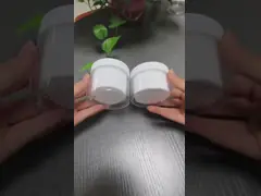Cosmetic Cream Jars Empty Skincare Cream Packaging Cosmetic Jar With White Lids