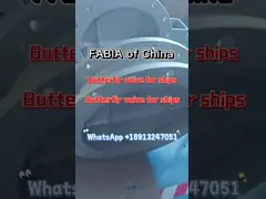 China DN500 Pneumatic Marine Butterfly Valve BV High Temperature valve High Efficiency Emission Reduction supplier