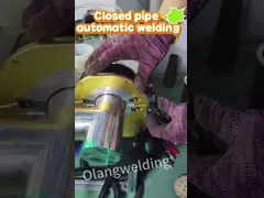 Closed pipe automatic welding- applied to welding of chemical pipelines