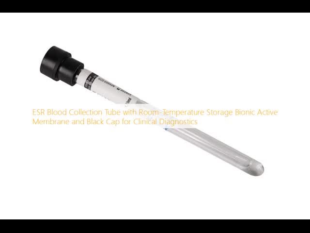 ESR Vacuum Blood Collection Tube with ESR Analyzers Applicable For Inflammatory Disease Monitoring.