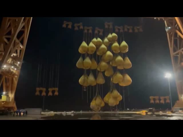 Water Filled Water Weight Bags Yellow For Crane Proof Load Testing